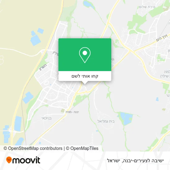 מפת ישיבה לצעירים-יבנה