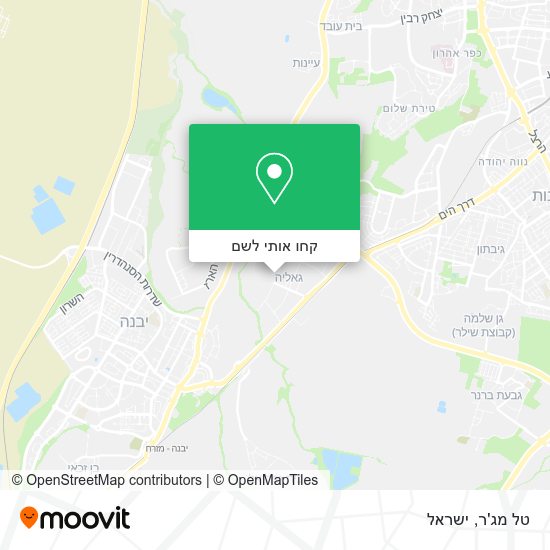 מפת טל מג'ר