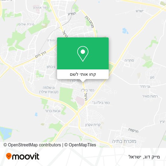 מפת מייק דוג