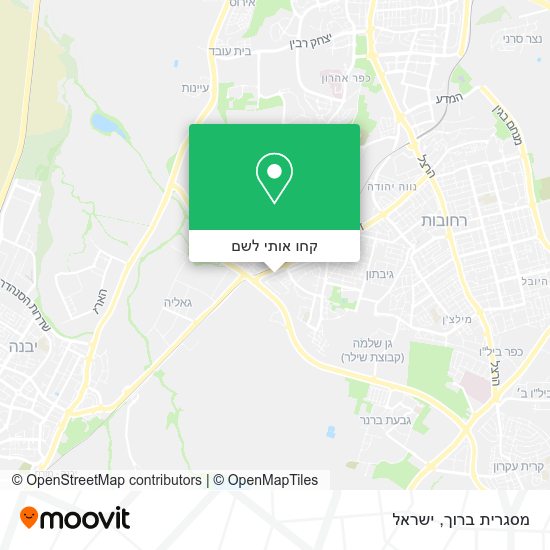 מפת מסגרית ברוך