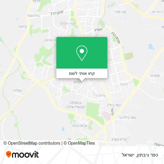 מפת כפר גיבתון