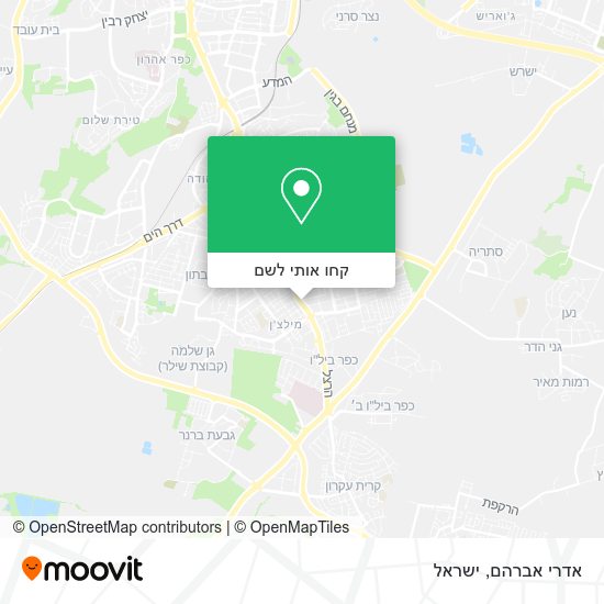 מפת אדרי אברהם