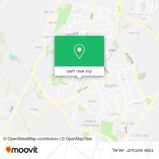 מפת גומא מטבחים