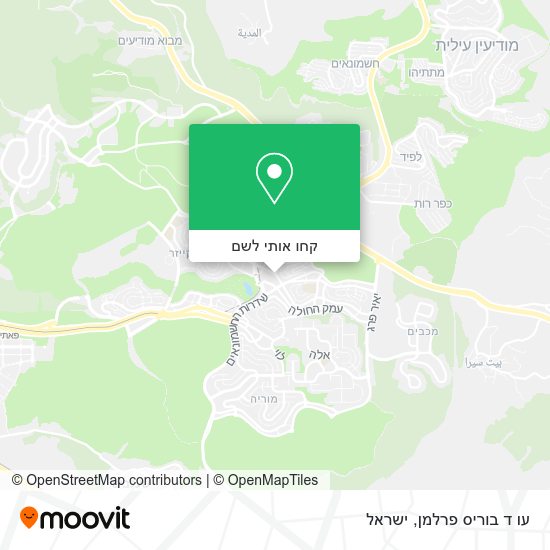 מפת עו ד בוריס פרלמן