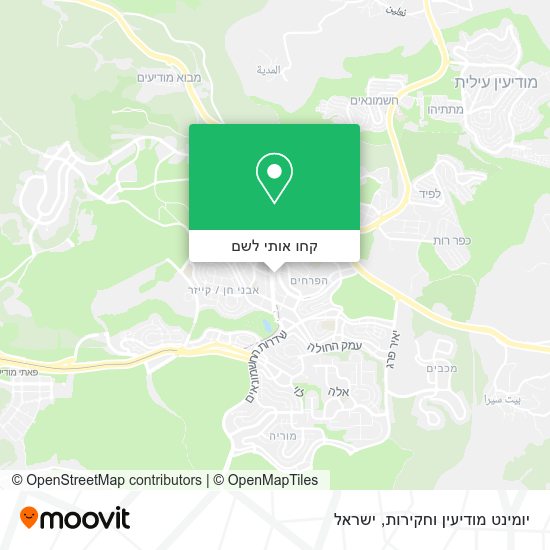 מפת יומינט מודיעין וחקירות