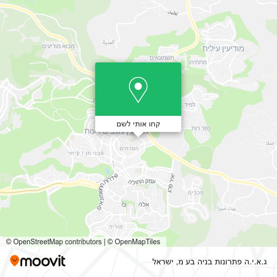 מפת ג.א.י.ה פתרונות בניה בע מ