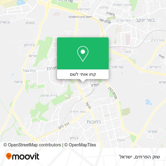 מפת שוק הפרחים