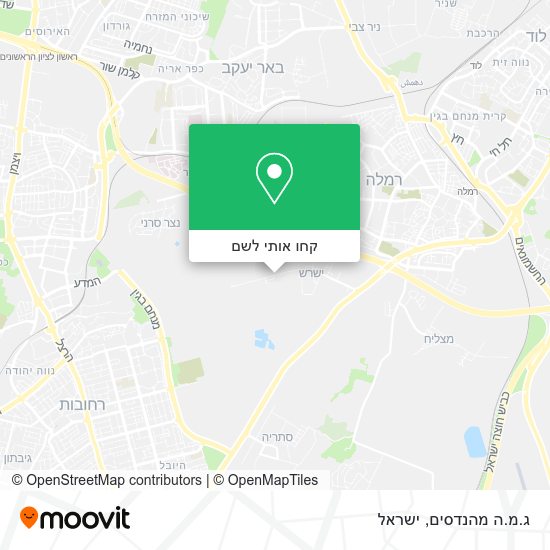 מפת ג.מ.ה מהנדסים