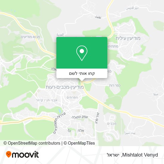 מפת Mishtalot Venyd