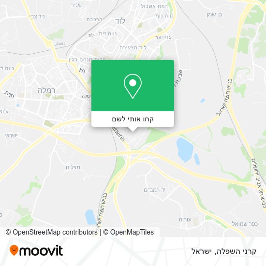 מפת קרני השפלה