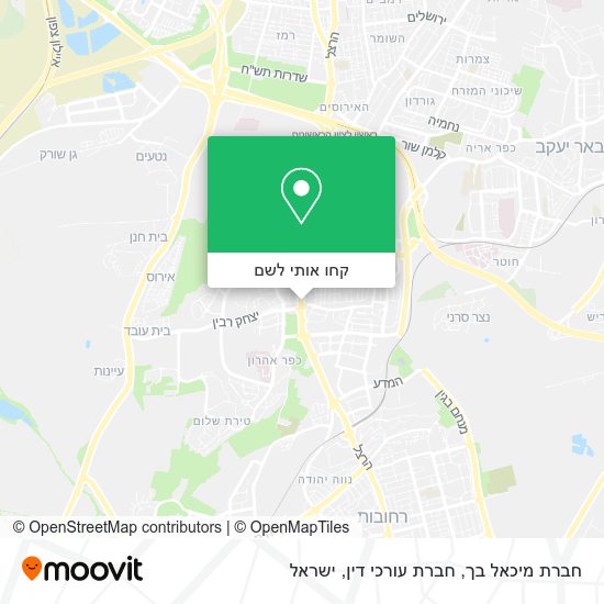 מפת חברת מיכאל בך, חברת עורכי דין