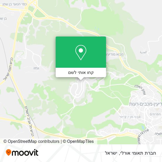 מפת חברת תאומי אורלי