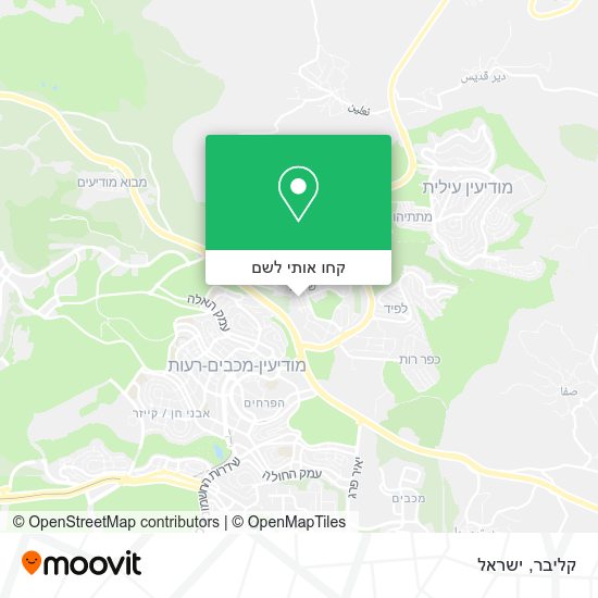 מפת קליבר