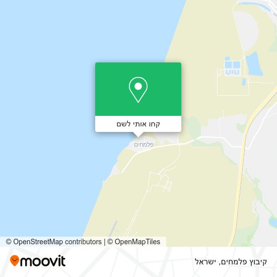 מפת קיבוץ פלמחים