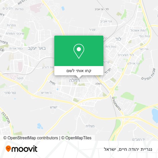 מפת נגריית יהודה חיים