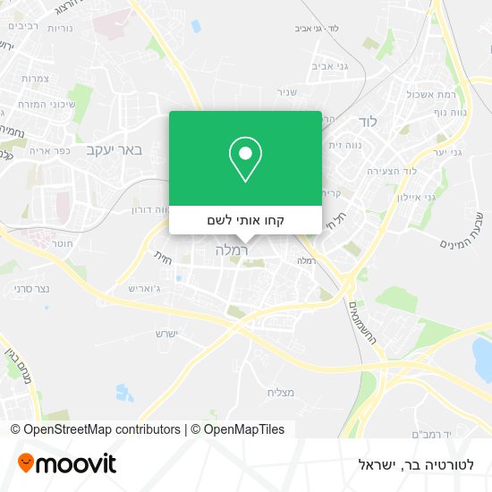 מפת לטורטיה בר