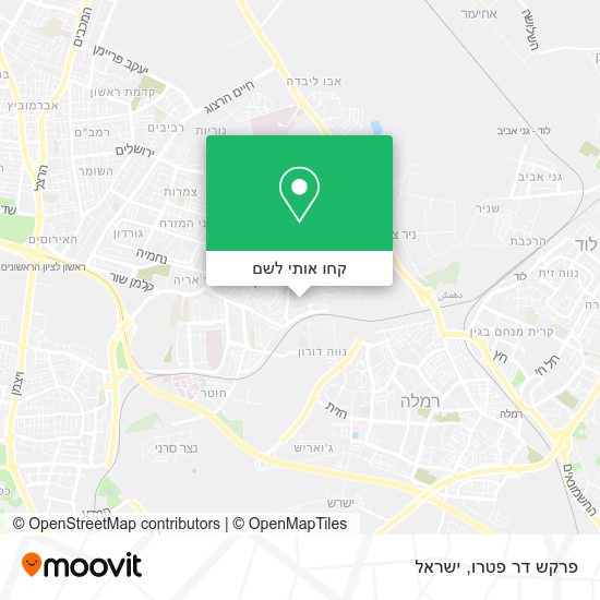 מפת פרקש דר פטרו