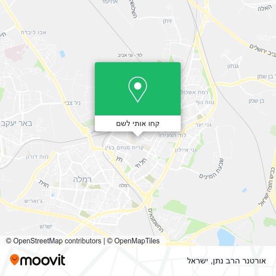 מפת אורטנר הרב נתן