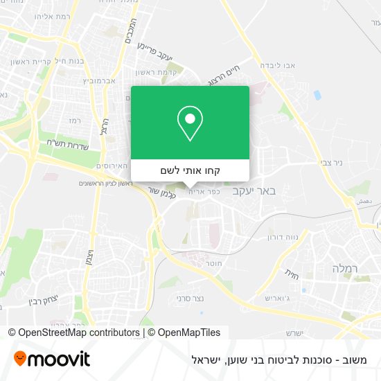 מפת משוב - סוכנות לביטוח בני שוען