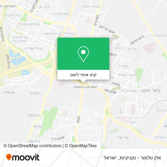 מפת אלן טלמור - נקניקיות