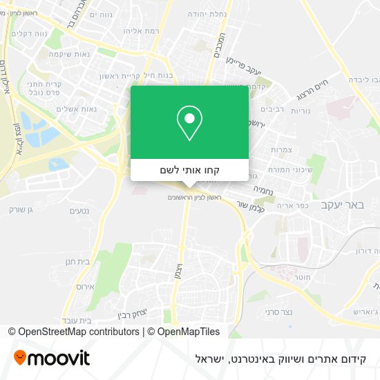 מפת קידום אתרים ושיווק באינטרנט