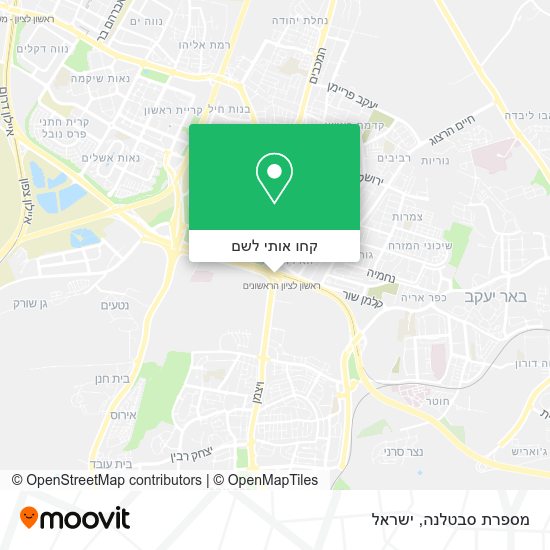 מפת מספרת סבטלנה