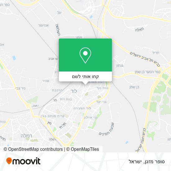 מפת סופר מזגן