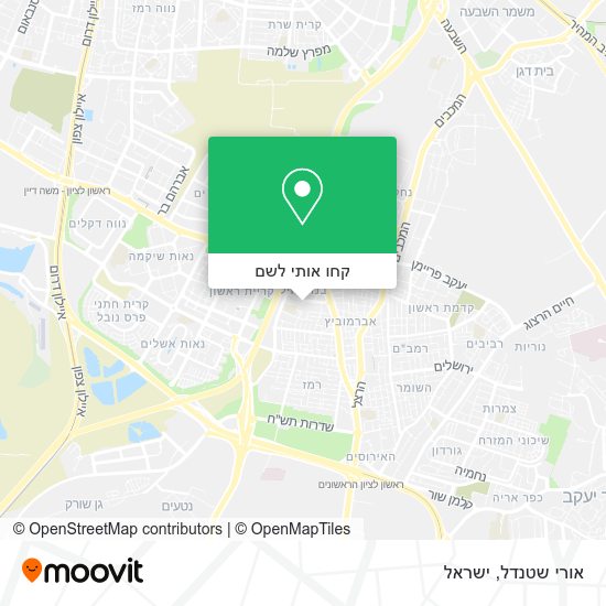 מפת אורי שטנדל
