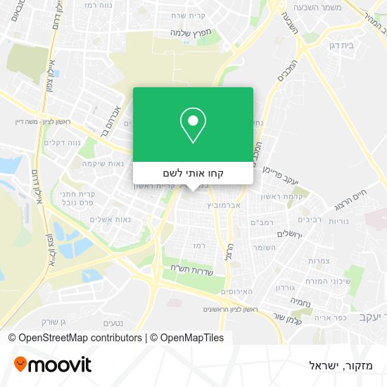 מפת מזקור