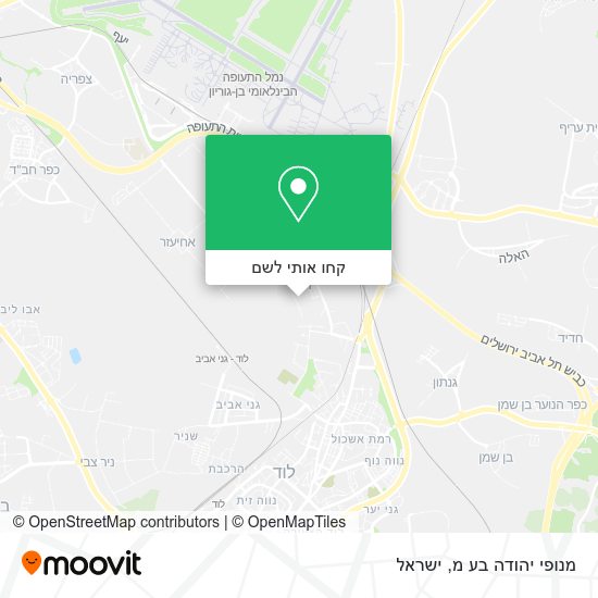 מפת מנופי יהודה בע מ
