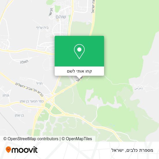 מפת מספרת כלבים