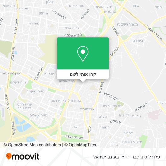 מפת פלורליס ג.י.בר - דיין בע מ