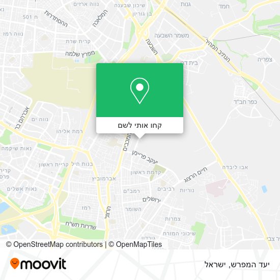 מפת יעד המפרש