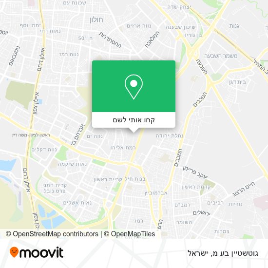 מפת גוטשטיין בע מ