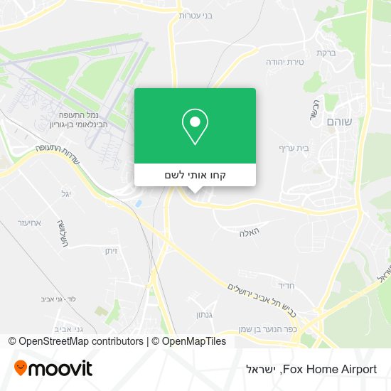 מפת Fox Home Airport