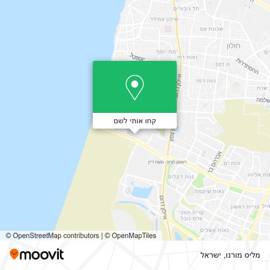 מפת מליס מורנו