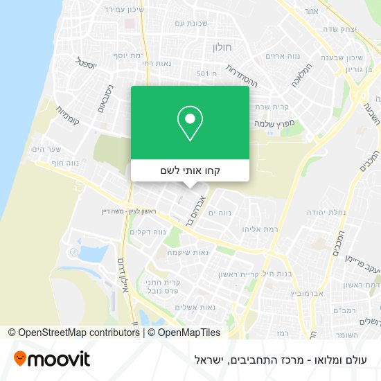 מפת עולם ומלואו - מרכז התחביבים