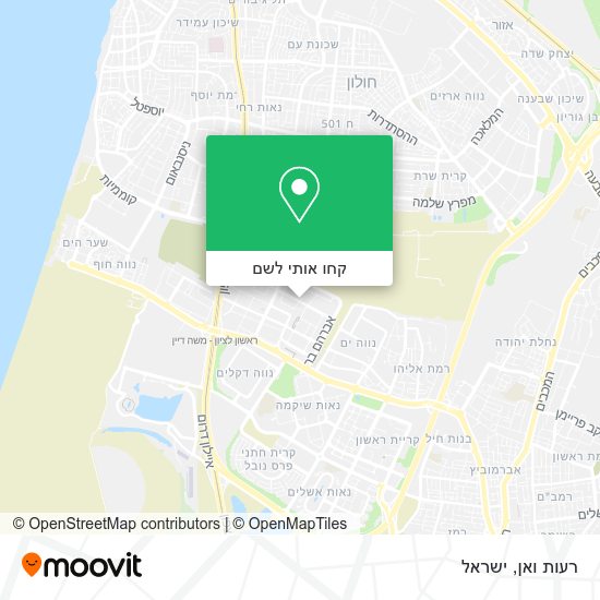 מפת רעות ואן