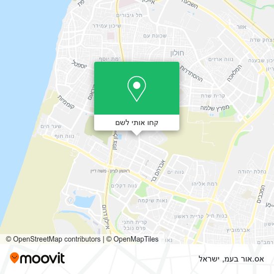 מפת אס.אור בעמ