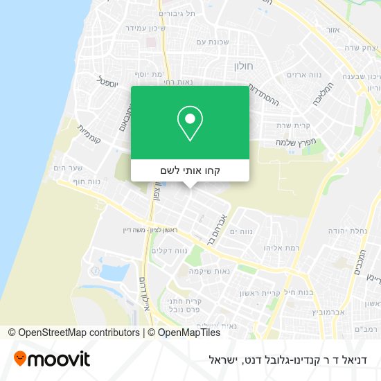 מפת דניאל ד ר קנדינו-גלובל דנט