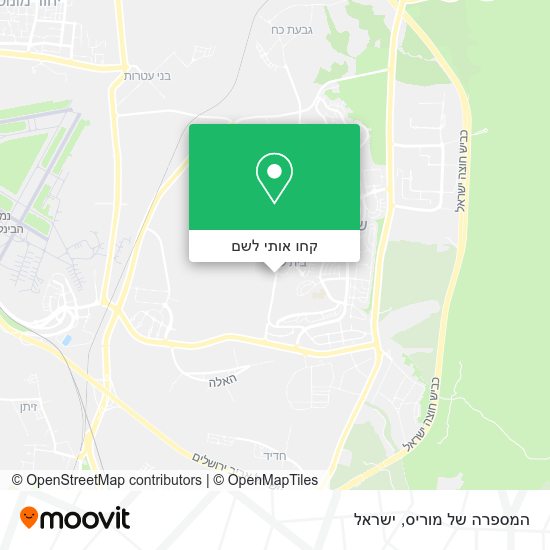 מפת המספרה של מוריס