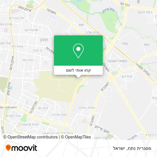 מפת מסגרית נתח