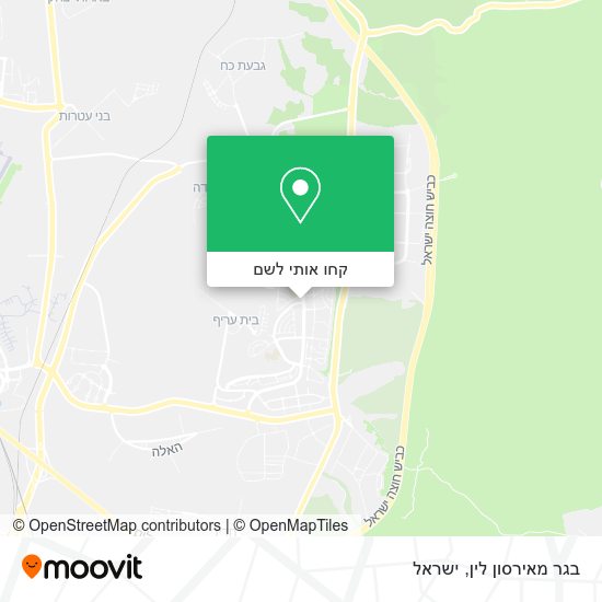 מפת בגר מאירסון לין