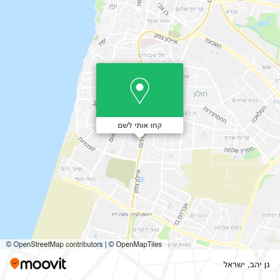 מפת גן יהב