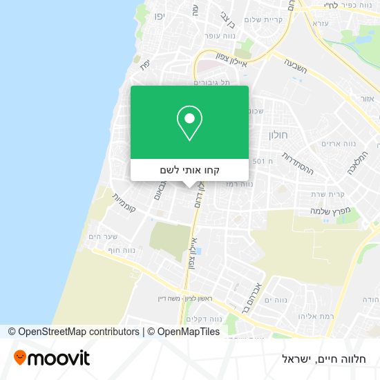מפת חלווה חיים