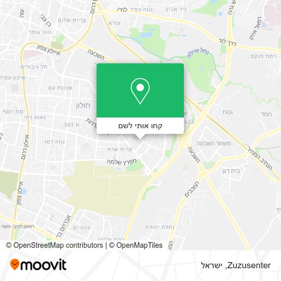 מפת Zuzusenter