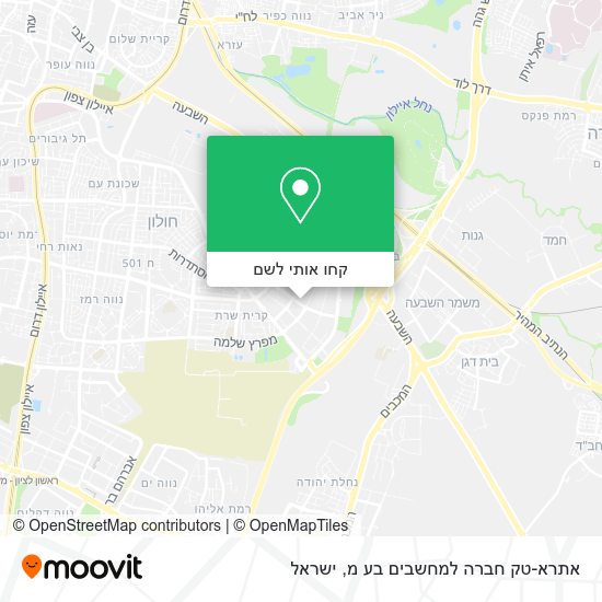 מפת אתרא-טק חברה למחשבים בע מ
