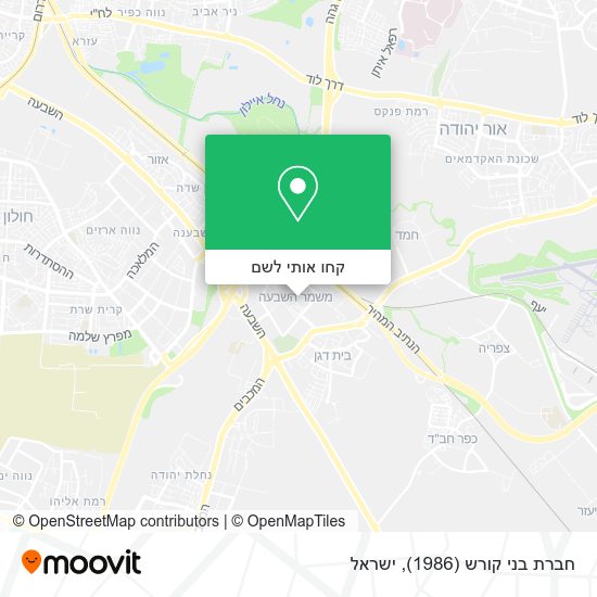 מפת חברת בני קורש (1986)