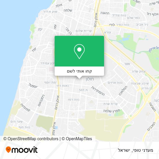מפת מעדני טופי