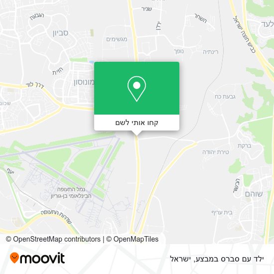 מפת ילד עם סברס במבצע